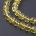 thumbnail image 3 of Synthetic Citrine Beads Strands Round Dyed & Heated 8mm Hole: 1mm about 50pcs/strand 15.5 inch, 3 of 3