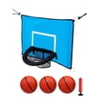 thumbnail image 4 of Aro de baloncesto para trampolín, juguete para niños y niñas, materiales suaves con bomba para Estilo B, 4 of 9