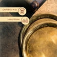 thumbnail image 2 of Handcrafted Brass Plate - Thali - Dinner Plate Serving Tableware | Golden Brass Non-toxic, 2 of 5