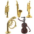 thumbnail image 2 of 5 Pcs Instruments Miniatures pour Maison de Poupée Instruments pour Petite Maison Jouets Décoration de Maison de Poupée (1:12), 2 of 8