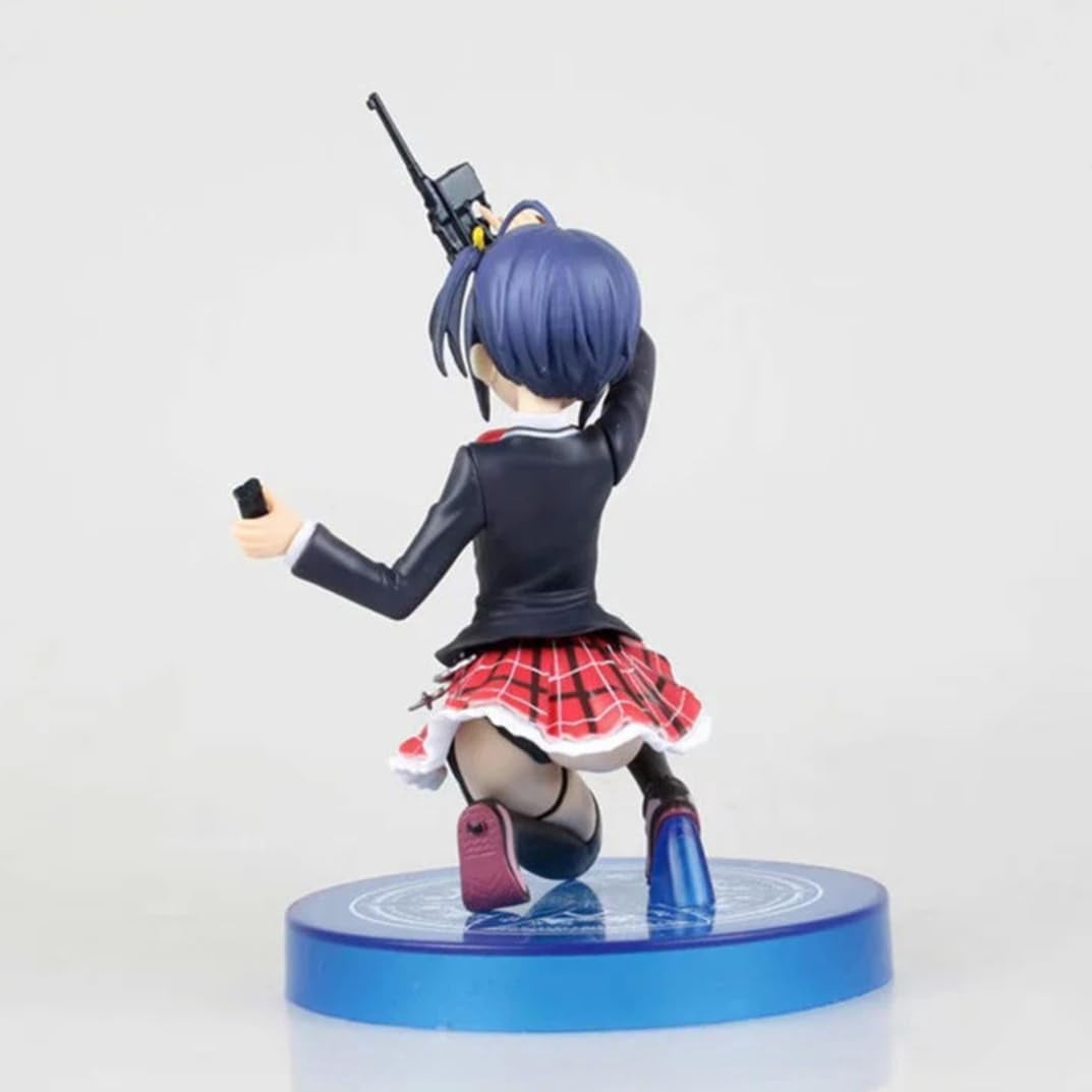 New Takanashi Rikka (Squat Ver) Character Anime Model Statue Action Figures Desktop Ornament Popular Decorations Fan Souvenirs Creative Gift Collectable