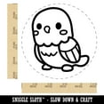 thumbnail image 2 of Kawaii Cute Parakeet Budgie Bird Rubber Stamp for Scrapbooking Crafting Stamping - Large 1-1/4 Inch, 2 of 7