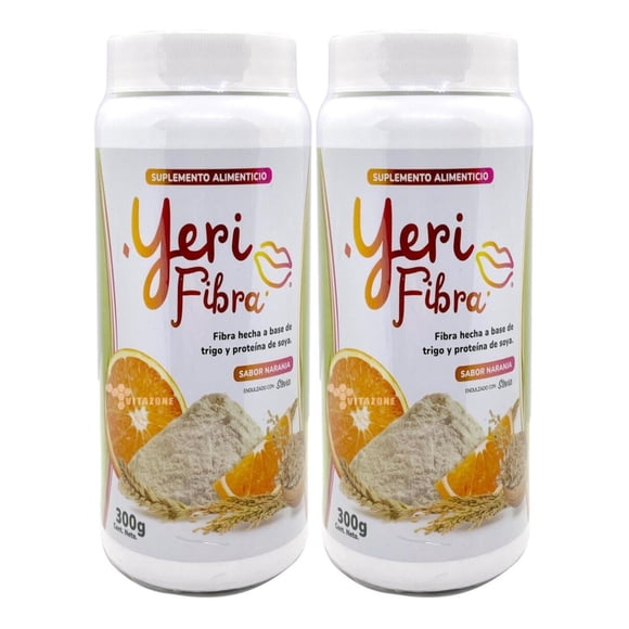 Yeri Fibra 300 Grs Naranja 2 Botes Fabi y Sosfi Yeri Fibra 300 Grs Naranja 2 Botes