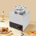 thumbnail image 6 of 150W Electric Cheese Sauce Warmer Dispenser Stainless Steel Hot Fudge Heater, 6 of 12