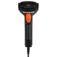 thumbnail image 3 of Lector de código de barras QIAN QOB-1DUSY ergonomico con base, 300 escaneos/segundo, escaneo manual o automatico, lectura roll-pitch-yaw, códigos 1D, indicador LED y zumbador, USB KBW, 3 of 8