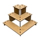 thumbnail image 3 of Expositor de Mesa con Estantes Esquinero de Niveles Repisa Escalonada de Madera Organizador para Productos Soporte Portátil para Exhibir, 3 of 9