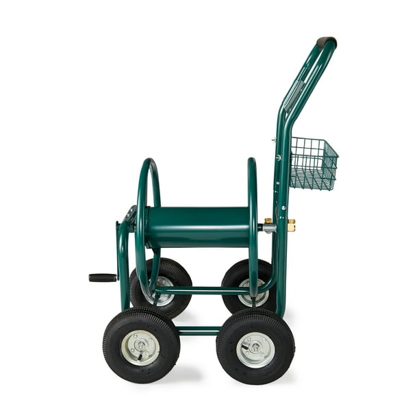 Liberty Garden Steel Cart Hose Reel