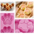 thumbnail image 4 of Molde de Silicona ZHAOCHENG Pata de Gato y Perro para Fondant de Chocolate Tamaño L, 4 of 5