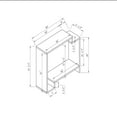 thumbnail image 4 of Miekor Furniture 213033 Console White & Distressed Grey 131400, 4 of 4