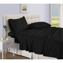 Alaska King Bed Sheet Set - Luxury Bedding 500 Thread Count Pure Egyptian Cotton 4 Piece Sheet Set Alaska King Size Fit Up 15" Inch to 18" Inch Deep Pocket, Black Stripe Color