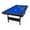 blue, variant on 6/7 Ft Pool Tables with Wood Finish, Portable Billiards Table, Adults Folding Billiards Tables for Game Room, Includes Full Set of Billiard Balls, Cues, Chalk & Brush