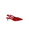 thumbnail image 2 of No Boundaries Faux Leather Slingback Kitten Heels, Women's, 2 of 5
