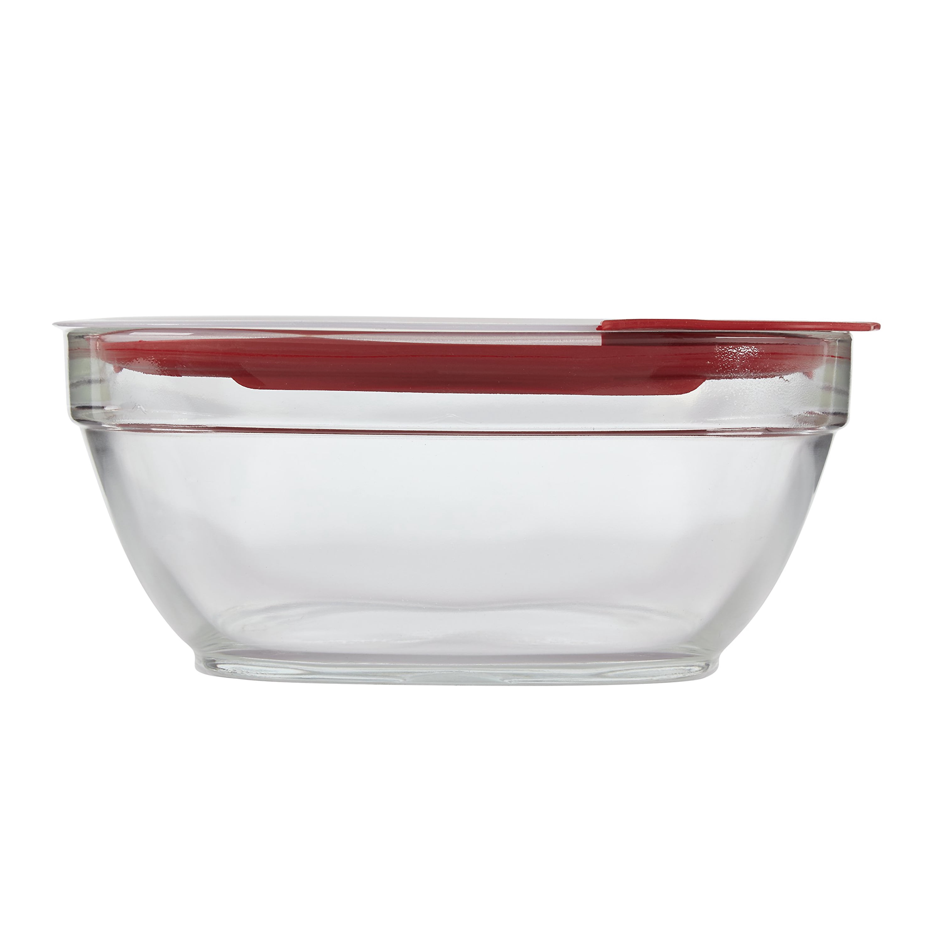 Rubbermaid Easy Find Lids Glass Food Storage Container, 8 cups
