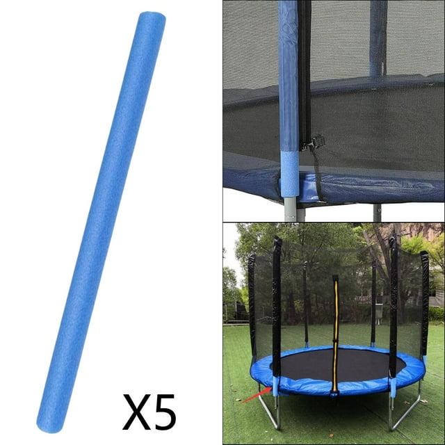 Poste Espuma Mangas Protección Cubierta Protector Acolchado 5 azul Cola Mangas de trampolín