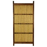 Oriental Furniture 6 ft. x 3 ft. Japanese Bamboo Kumo Fence, Outdoor/indoor item, decorative item