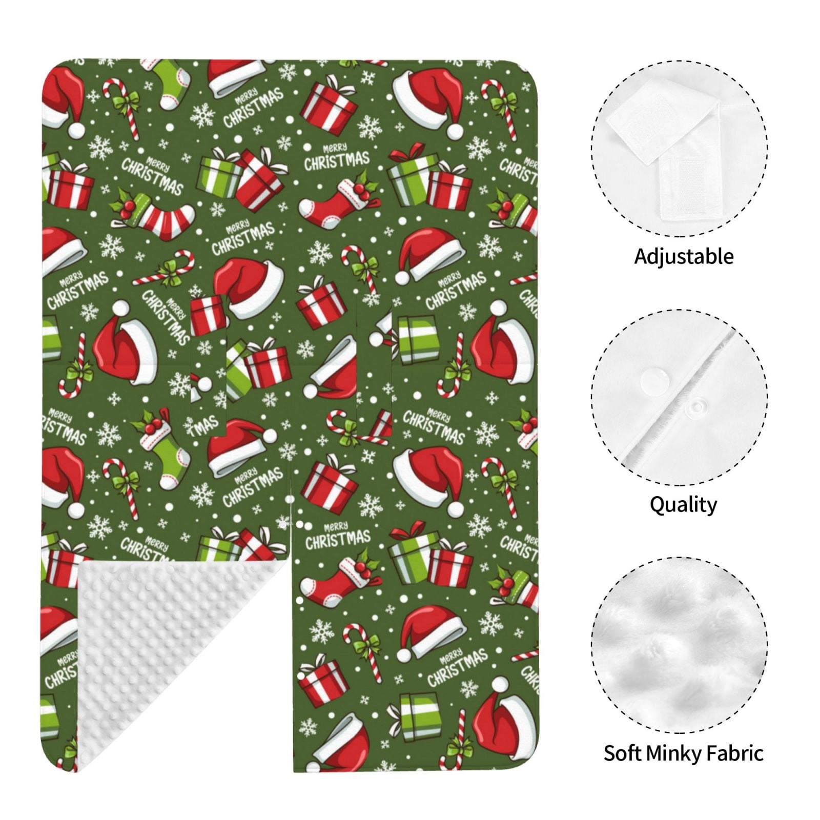 Car Seat Cover Baby - Christmas Hat sock Breathable Infant Car Seat Cover for Baby Carseat, Lightweight Comfort Baby Essentials Must Haves Newborn Stuff for Girl Boy