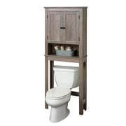 Zenna Home Custom Suite MDF over-the-Toilet Spacesaver, Bathroom Organizer, 3 Shelves, Gray