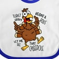 thumbnail image 4 of Inktastic Let Me See That Casserole Thanksgiving Turkey Boys or Girls Baby Bib, 4 of 4