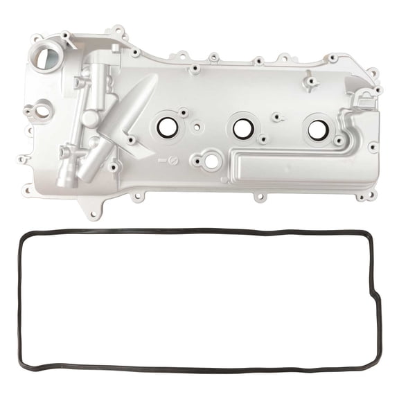 MITZONE Upgrade Aluminum Valve Covers Left Driver Side Compatible with TToyota Avalon RAV4 Sienna Camry Highlander Venza Lexus ES350 RX350 2005-2018 OE 1120231030