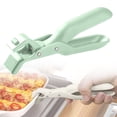 thumbnail image 2 of Hot Plate Gripper Tongs, Multi-Function Anti-Scald Bowl Clip, Silicone Non-Slip Hot Dish Plate Holder Tongs, Kitchen Silicone Anti Slip Clip, Kitchen Utensil for Bowls, Pans, Dishes, Mint Green, 2 of 9