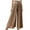 Khaki, variant on XFLWAM Womens Wide Leg Palazzo Pants High Waisted Lounge Pant Smocked Pleated Loose Casual Pant Suits for Women Green XL