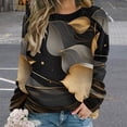 thumbnail image 2 of Abstract Flowers Mom Sweatshirt For Women Long Sleeve Pullover, 2 of 7