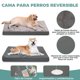 thumbnail image 4 of Cama para Perros, Cama para Perros de Gran Tamaño, Material de Dos Caras Impermeable, Colchón Ortopédico para Perros, Cubierta exterior desmontable y Base Antideslizante, Apto Casa para Perrera, Sofás, 4 of 7