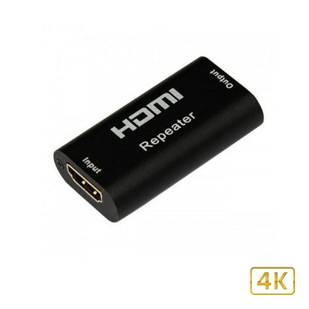 Techly HDMI 2.0 4K Repeater - HDCP 2.2 - Up to 40m - Black 