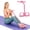 Pink, variant on 8 Tube Pedal Resistance Device Heavy Duty Pull Up Assist Resistance Band Multi Function Strength Trainer for Arms Legs Core Home Gym Workout