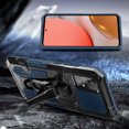 thumbnail image 3 of Nagebee Case for Samsung Galaxy A52 5G with Tempered Glass Screen Protector (Full Coverage), Belt Clip [Built-in Kickstand], Dual Layer Full Body Shockproof Protective Rugged Defender Case (Blue), 3 of 5