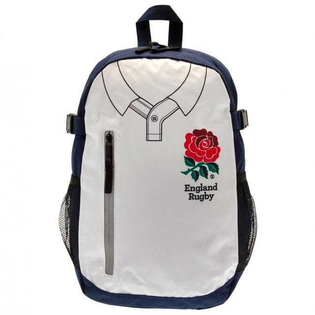 Inglaterra - Mochila con forma de equipación (Blanco/Azul marino)