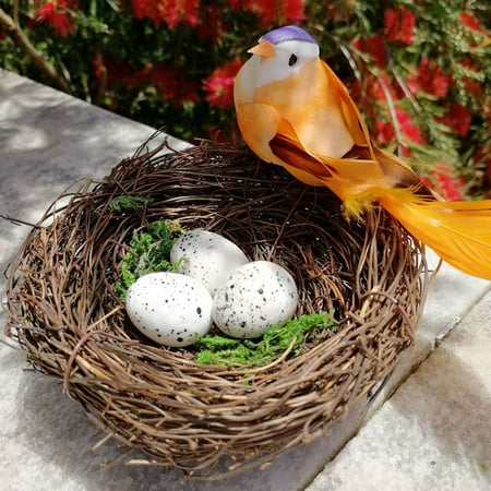 Delight eShop, Handmade Bird Nest House(Vine), Home Nature Craft best for