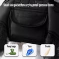 thumbnail image 4 of Small Dog Carrier Sling, Portable Breathable Pet Travel Carrier for Walking Hiking, Soft Pet Carrier for Small Pets, Black Dog Bag Carrier with Storage Pocket, 4 of 7