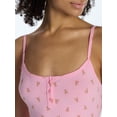 thumbnail image 4 of No Boundaries Cloud Core Sleepwear Slip Dress, Women’s and Women’s Plus XXS-3X, 4 of 5