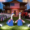thumbnail image 6 of GFHFHITJ 4th of July Porch Goose Outfits, 23 Inch Patriotic Lawn Goose Costume for Porch Goose, Seasonal Sculpture Clothes for Outdoor Garden Yard Patio Decoration, 6 of 6