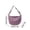 Purple, variant on FEOLGEHLY Sling Bag, Waterproof Nylon Small Crossbody Bags for Women, Solid Color Large Capacity Shoulder Bag Lightweight Crescent Bag Multi Carry Design for Daily Commute Work Shopping Travel