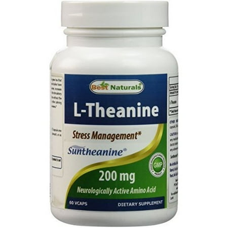 L-Theanine 200 mg 60 Vcaps by Best Naturals featuring clinically proven suntheanine - Essential for Stress management
