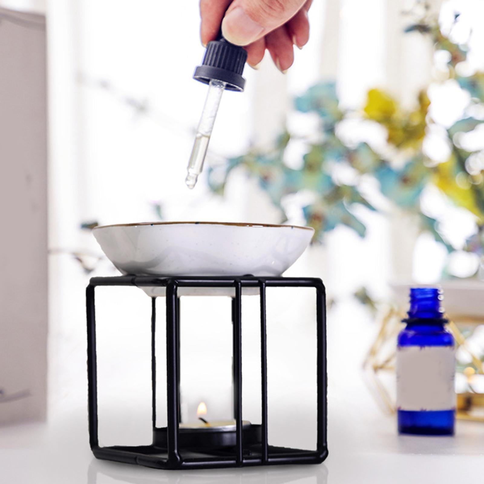 WLPZXP Tealight Candle Holder Oil Burner, Essential Oil Incense Aroma Diffuser Furnace A