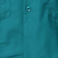 thumbnail image 4 of Camisas Para Hombre Manga Larga Hombres primavera y verano moda y ocio Dongfeng Multi bolsillo botón solapa camiseta manga corta (Sky Blue, L), 4 of 7