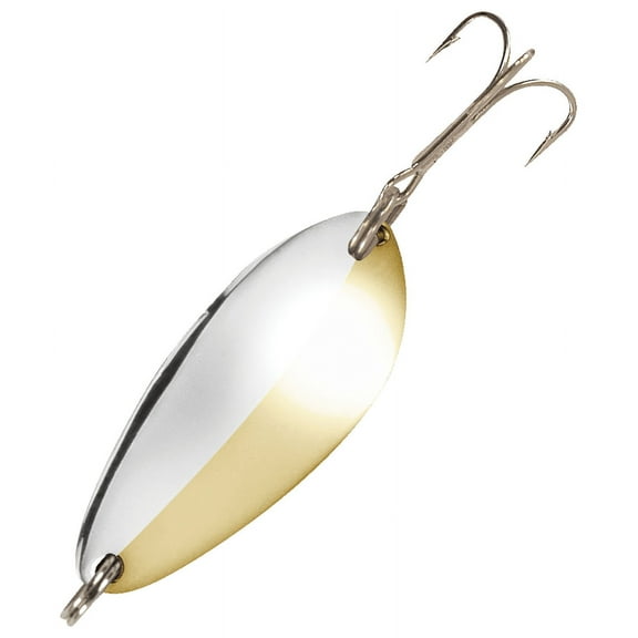 Acme Tackle, Little Cleo Casting Spoon, 2.3oz, Gold/Chrome