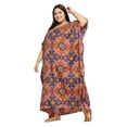 thumbnail image 4 of Oussum Women Plus Size Kaftans Dresses Long Casual Maxi Caftan Dress for Ladies, 4 of 7