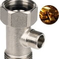 thumbnail image 5 of Strong 3 Way T shape Valves for Bathroom Sink Toilet Installation, 5 of 7