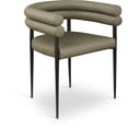 thumbnail image 3 of Meridian Furniture Lavina Olive Vegan Leather Dining Chair (Set of 2), 3 of 10