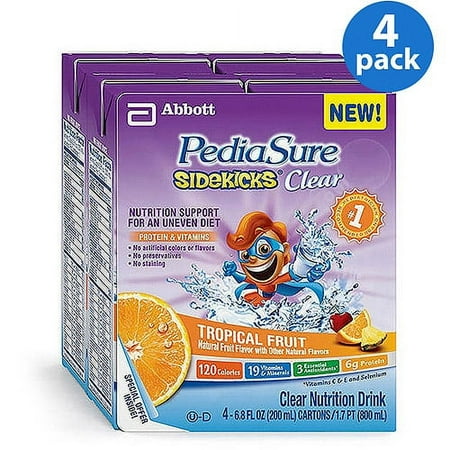 Pediasure Sidekicks Clear Tropical Frui