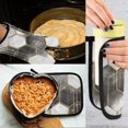 thumbnail image 5 of Yayeee Oven Mitts and Pot Holder Set of 2 Heat Resistant Kitchen Gloves Baking Hot Pad, Gray Hexagons, 5 of 5