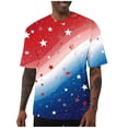 thumbnail image 2 of Purcolt 4th of July Shirts for Men Short Sleeve Crew Neck Patriotic Graphic T-Shirts Independence Day Tee Tops, 2 of 7
