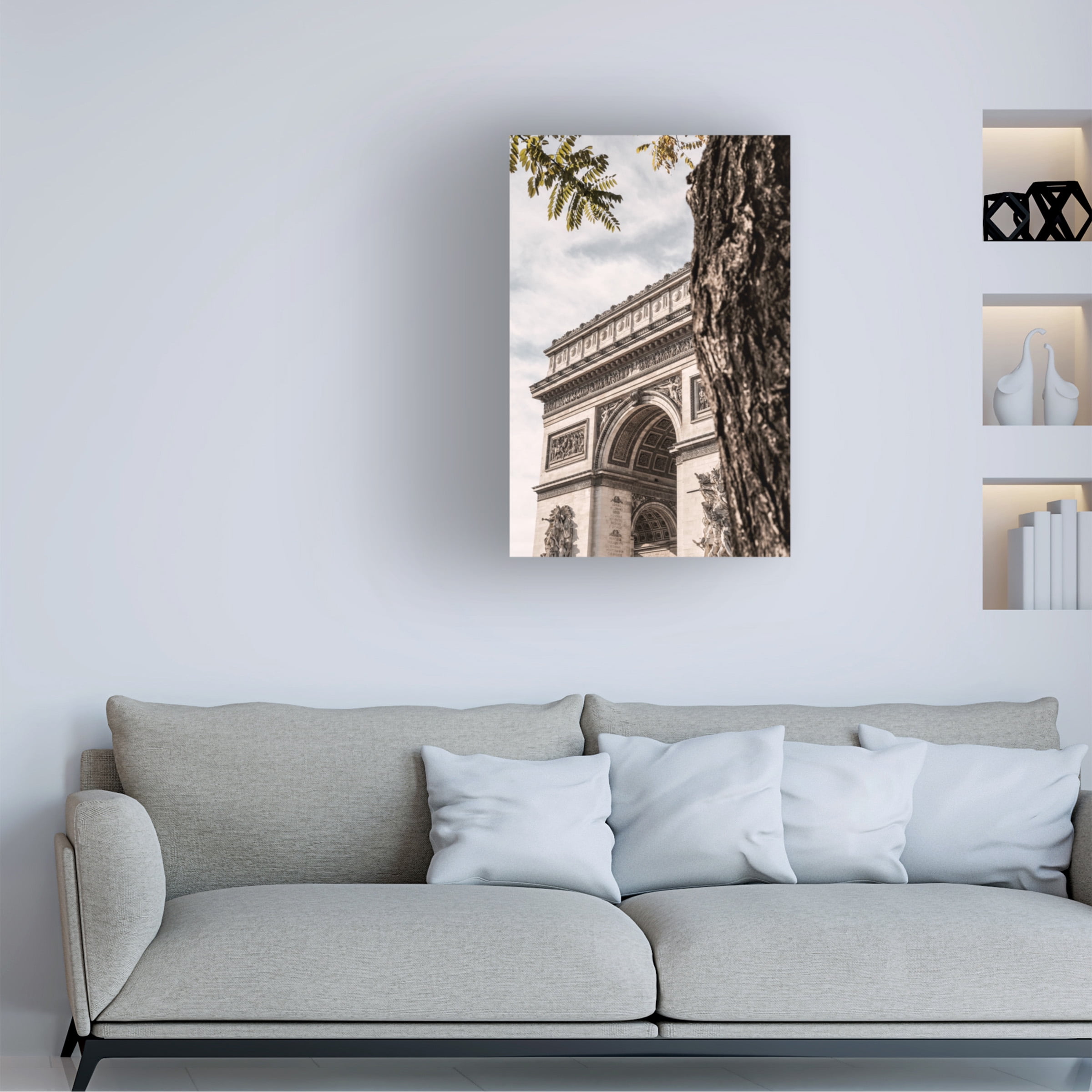 Pictufy Studio III 'Arc De Triomphe Paris' Canvas Art