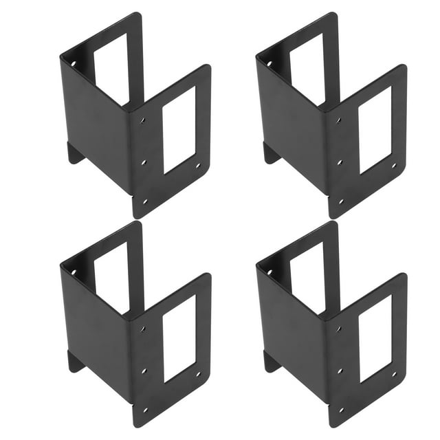 Firewood Rack Bracket Kit 4PCS Pre Drilled Steel Log Rack Bracket With Screw For Garden ANGGREK Otros