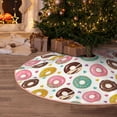 thumbnail image 5 of Rateoe Colorful Donuts Pattern Christmas Tree Skirt with Ties , Christmas Tree Decorations, Farmhouse Christmas Decor Xmas Holiday Decorations-36", 5 of 6
