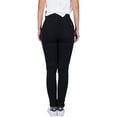 thumbnail image 3 of BodiLover, Women's, High Waist Ripped Five Pockets Boyfriend Skinny Jeans, Black, 1, 3 of 3